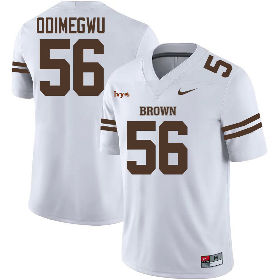 Brown Bears #56 Ike Odimegwu College Football Jerseys,Uniforms Stitched-Brown